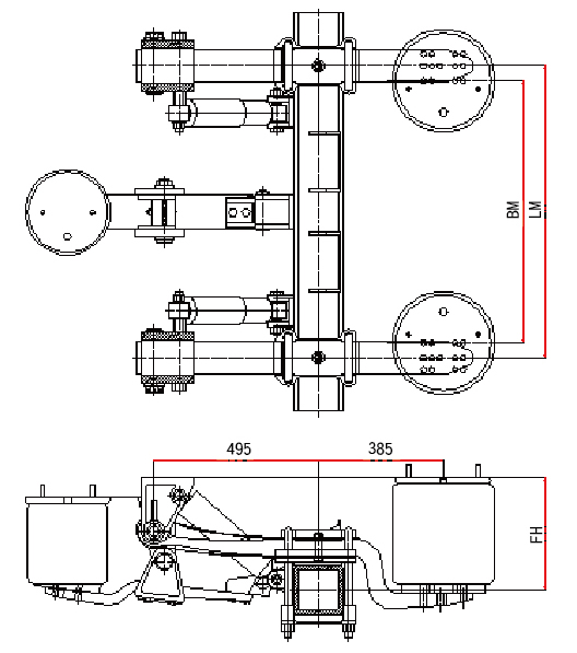 CTK Pusher Air Suspension System