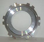 Clutches and clutch pressure plates for racing cars