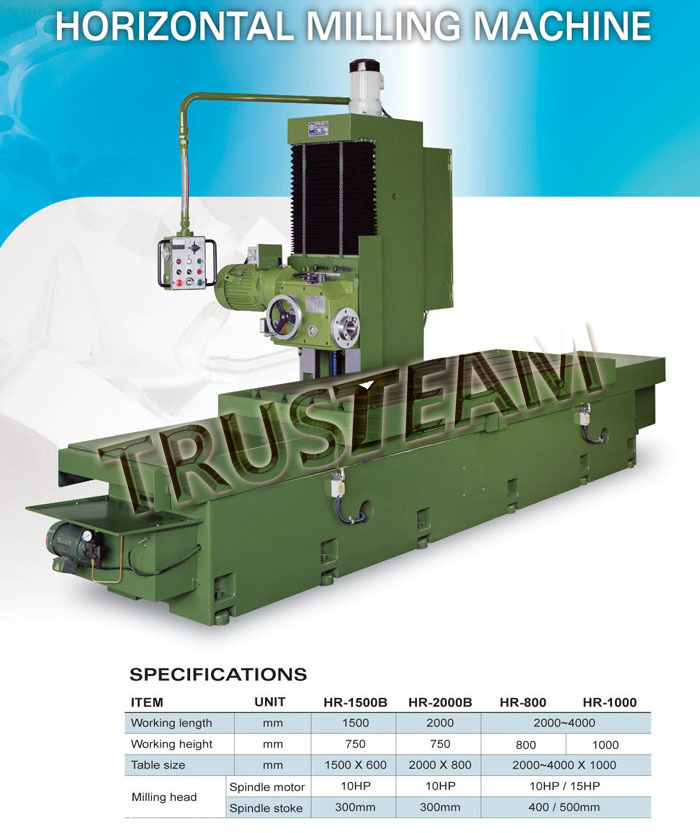 Horizontal Milling Machine-HR-1000