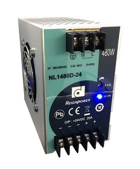 NL系列價格競爭型導軌電源-NL1480D-24