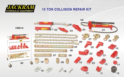 10-Ton Collision Rapair Kits-HA610,HB610
