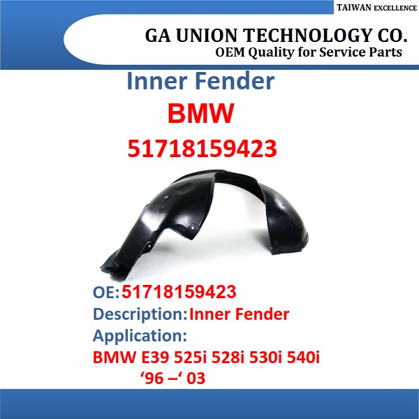 Inner fender 51718159423-51718159423