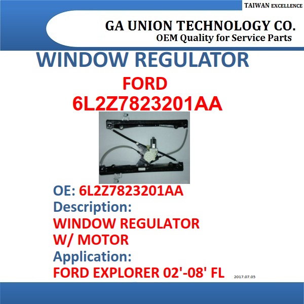 WINDOW REGULATOR-6L2Z7823201AA