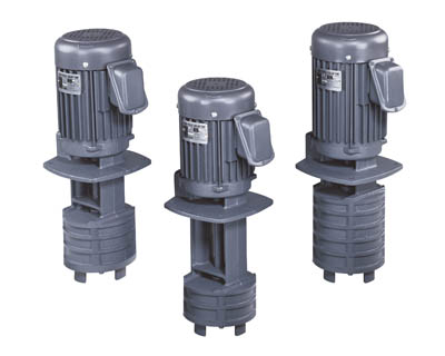 Vertical multi-stage high pressure coolant pumps