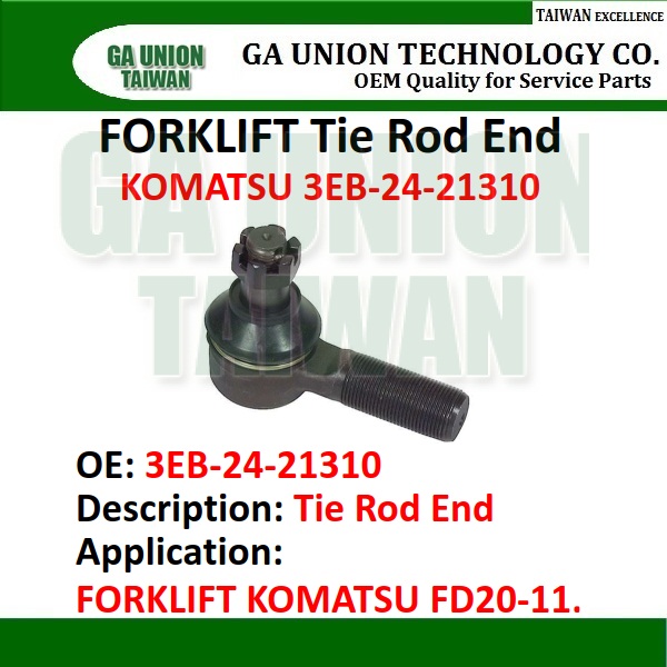 FORKLIFT TIE ROD END-3EB-24-21310