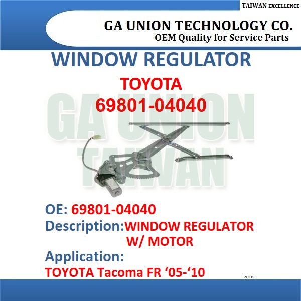 WINDOW REGULATOR-69801-04040