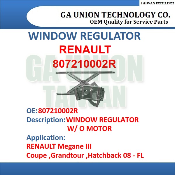 WINDOW REGULATOR-807210002R
