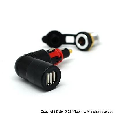 Cliff Top® 3.3 Amp Interchangeable USB Charger