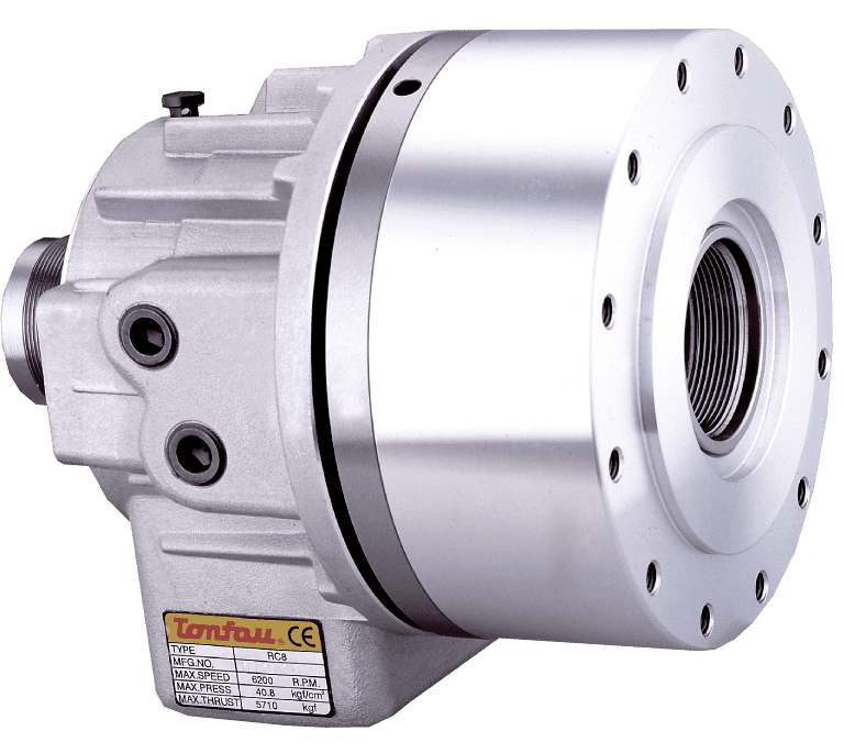Super high speed through-hole rotary hydraulic cylinder