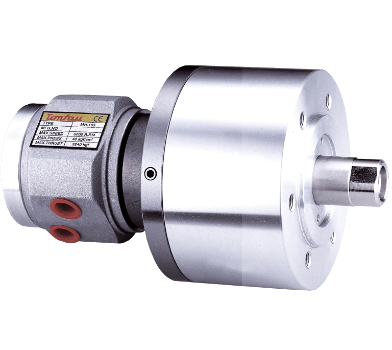 Non through-hole rotary hydraulic cylinders