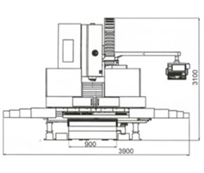 Vertical & Horizontal Machine Center-TC-MCV1400HG