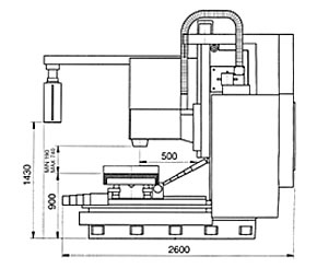 CNC 臥式加工中心機-MCH630CG