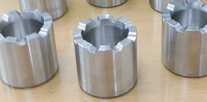 Titanium pistons of brake, brake caliper, type A