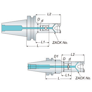 ZACK Boring System - ACK Boring Holder + ZACK Boring Head BT ／ NT Series