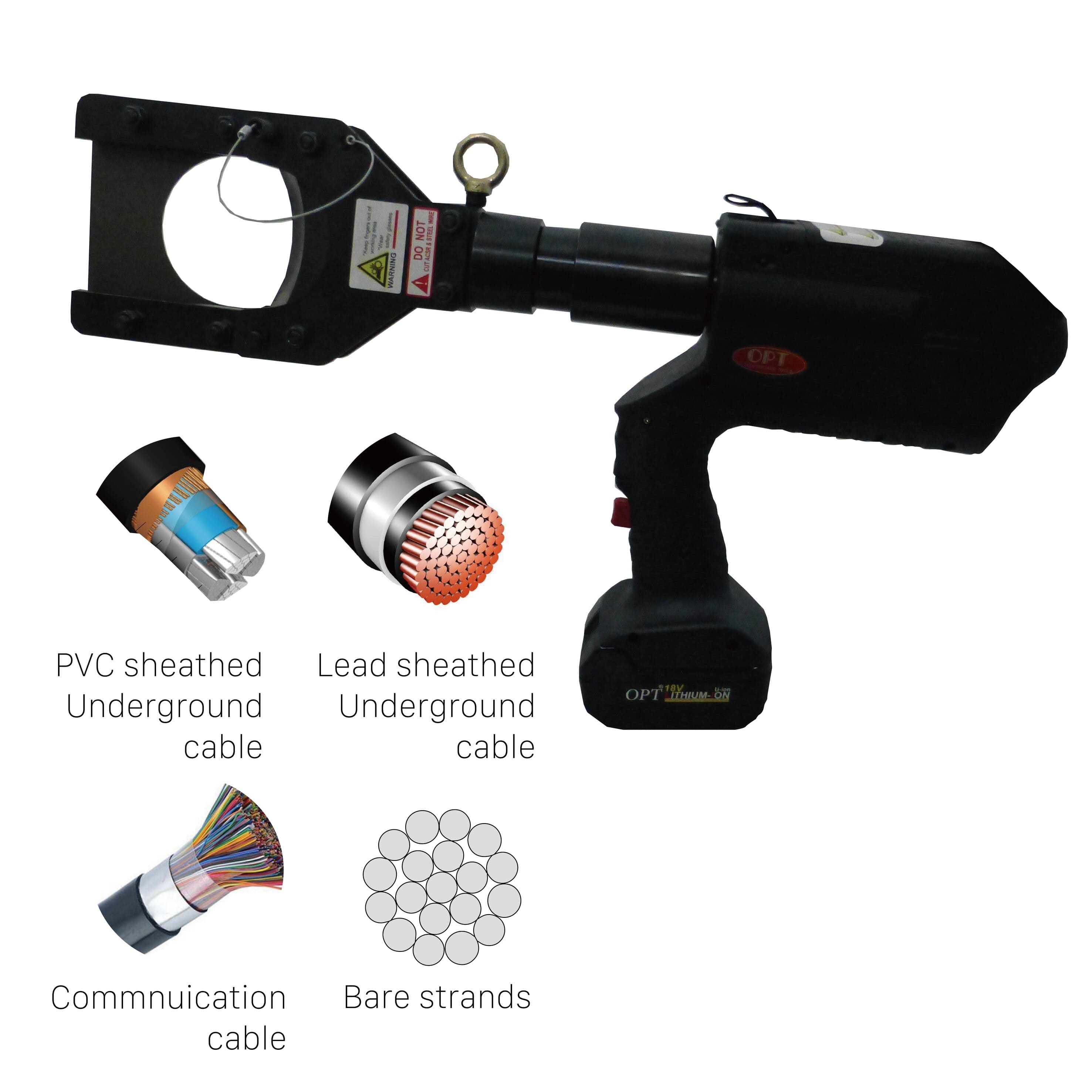 ECB-85 CORDLESS HYDRAULIC CABLE CUTTERS