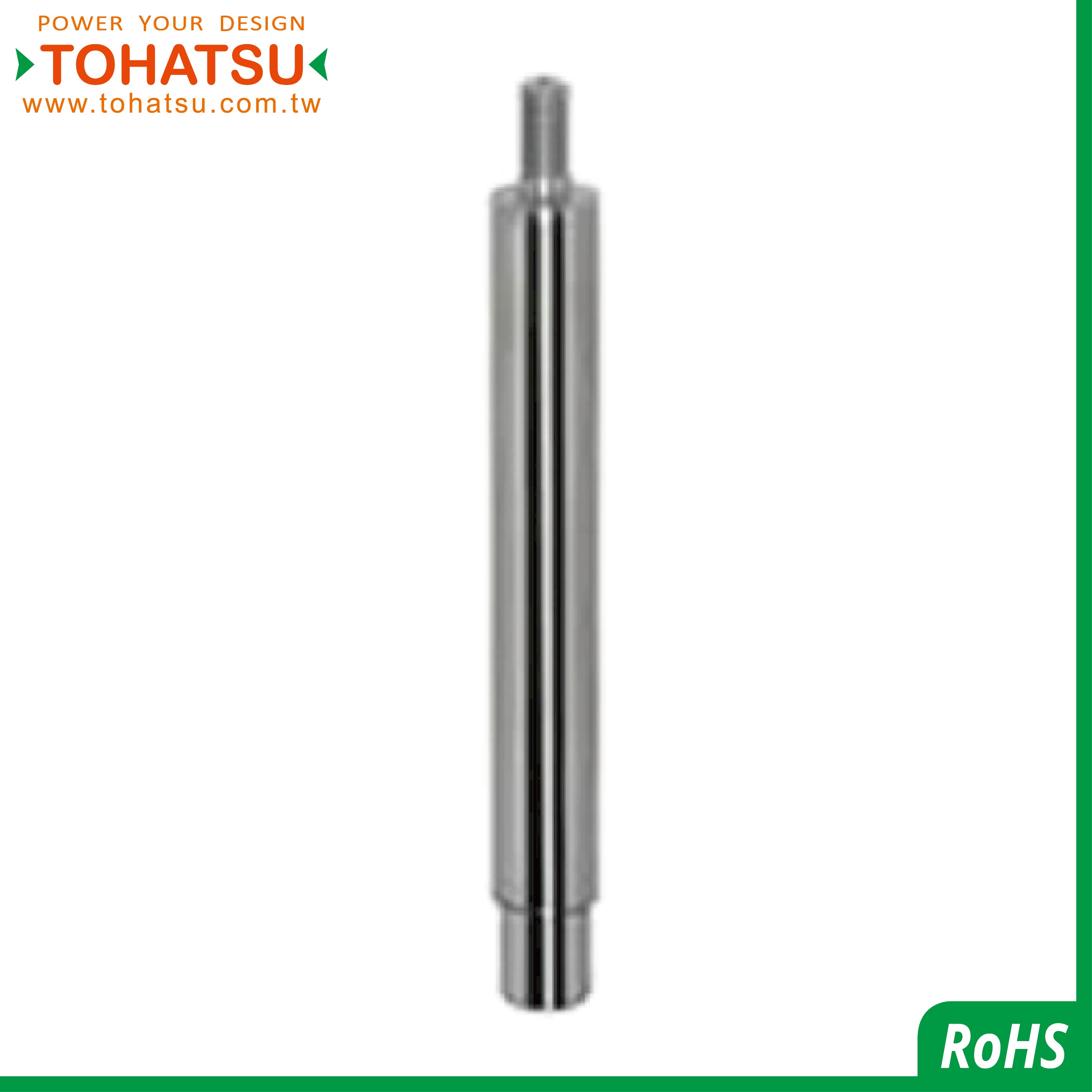 Precision Linear Shafts (One End Stepped and Female Thread／One End Male Thread)