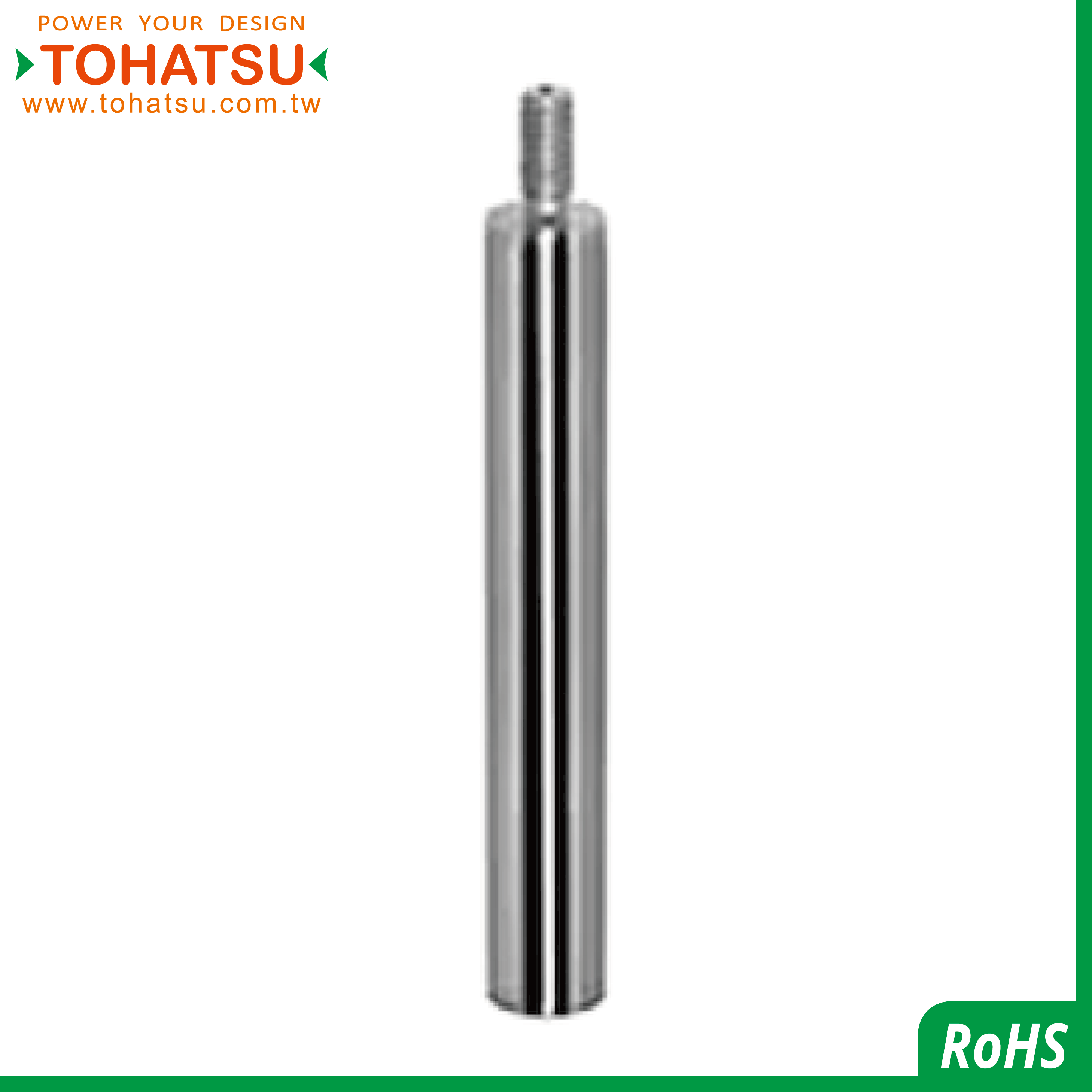 Precision Linear Shafts (One End Male Thread with Undercut)-GKS009 CRS.K SUSC.K