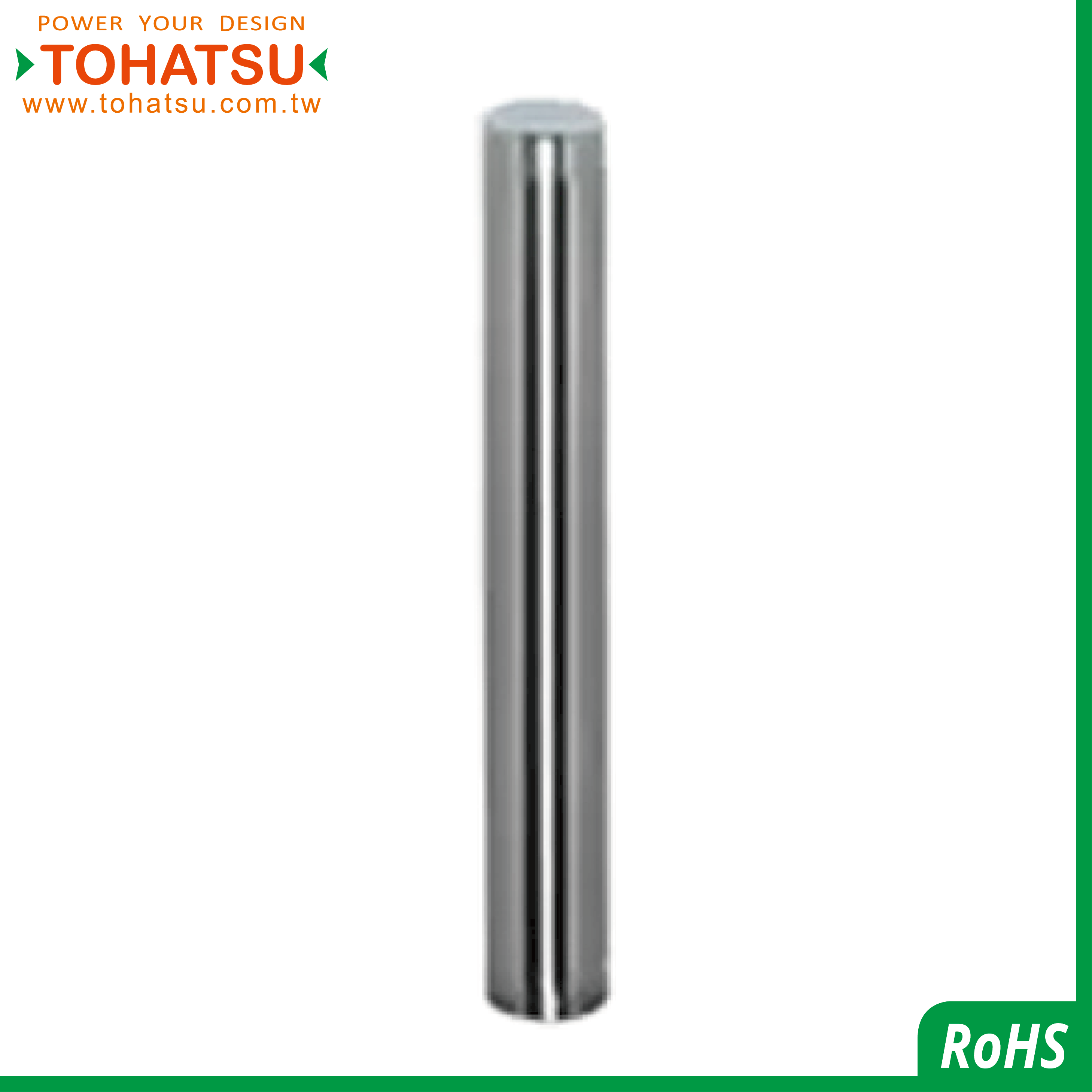 Precision Linear Shafts (Retaining Ring Grooves on Both Ends)- GKS002 CRS.B SUSC.B