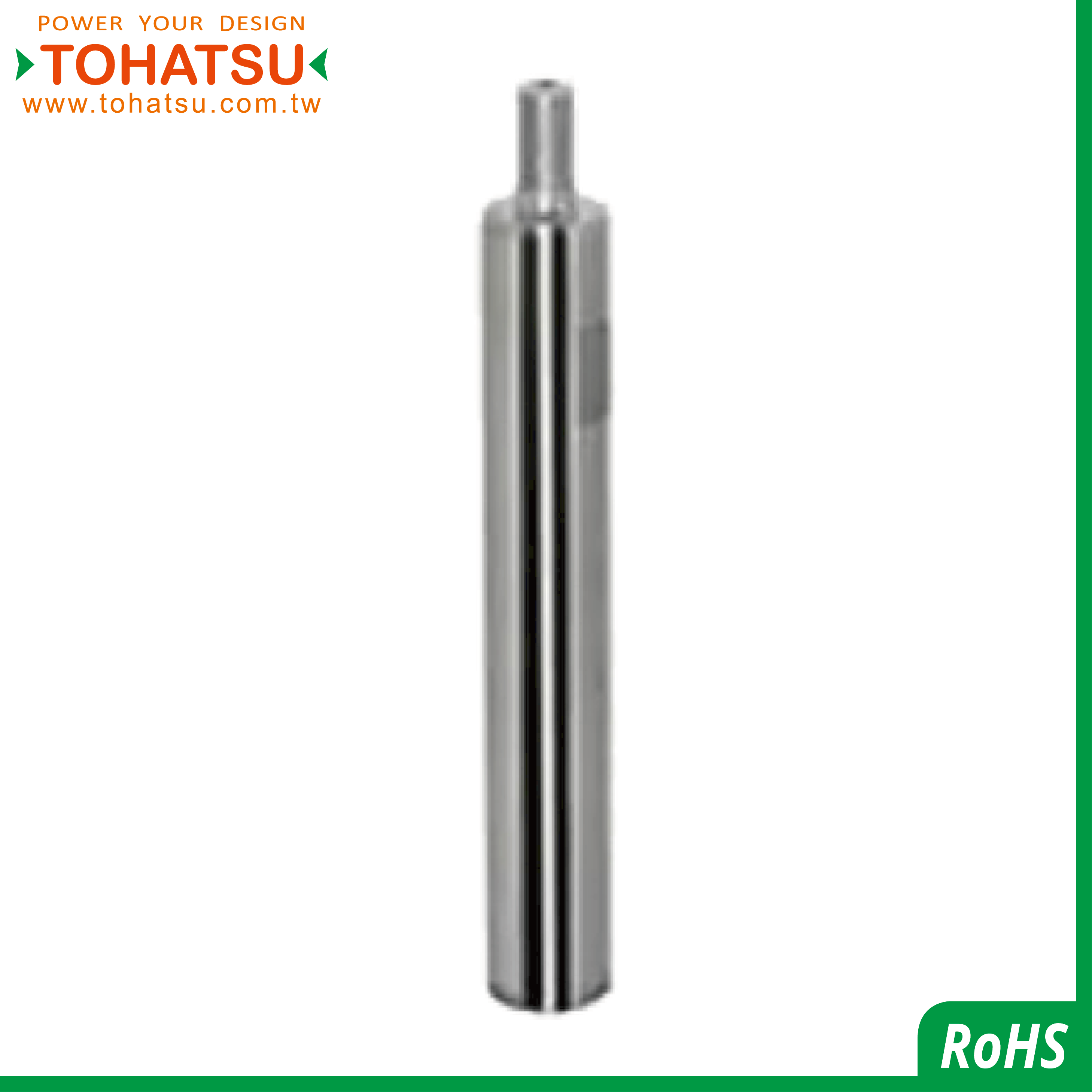 Precision Linear Shafts (One Ends Male Thread／One End Female Thread with Undercut and Wrench Flats)