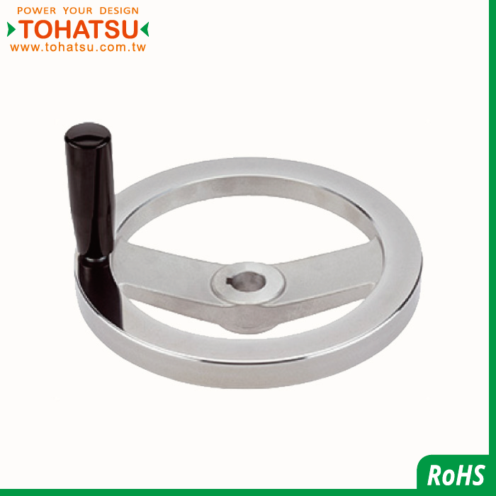 Spoke handwheel (rotary handle) (material: aluminum)