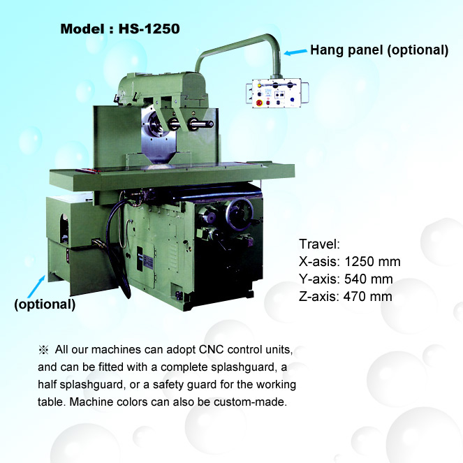  Bed-Type Horizontal Milling Machine-HS-1250