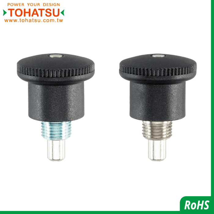 Index Plungers (material: steel ／ SUS303) (with knob) (short type)-22110