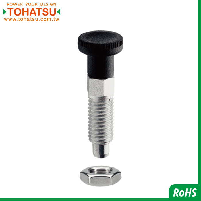 Index Plungers (material: steel ／ SUS303) (with knob)-22120