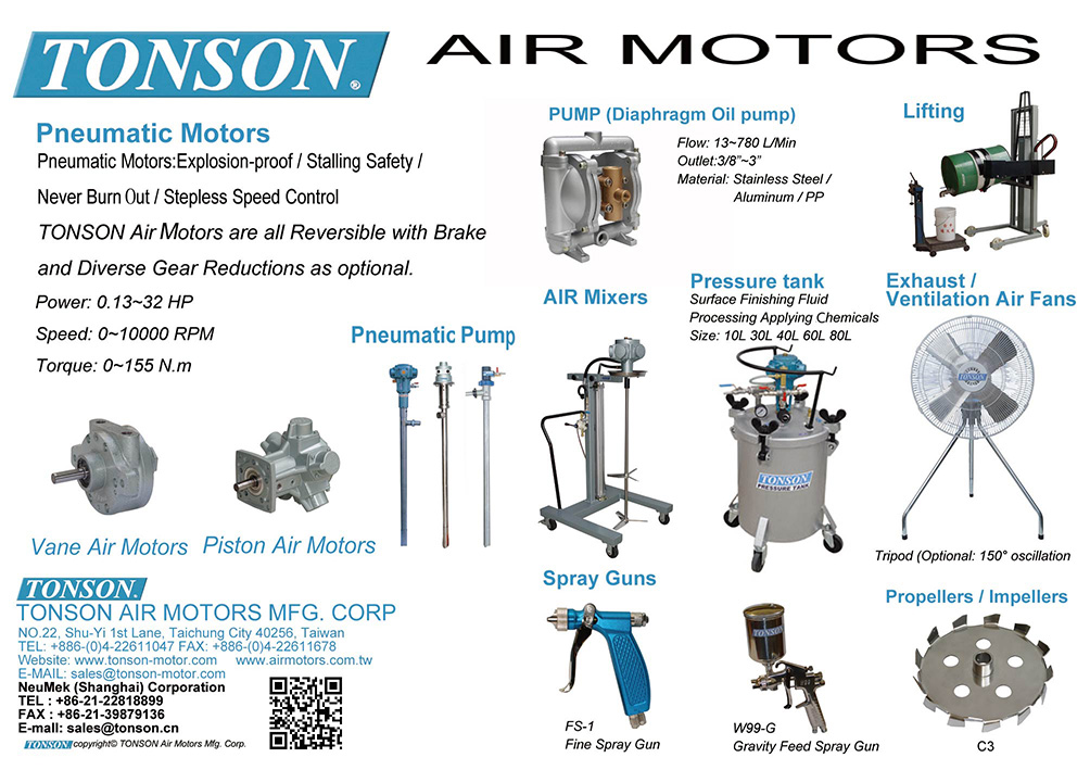 TONSON AIR MOTORS MFG. CO., LTD.